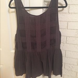 Oversized Kimchi Blue peplum tank